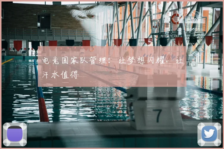 电竞国家队管理:让梦想闪耀,让汗水值得